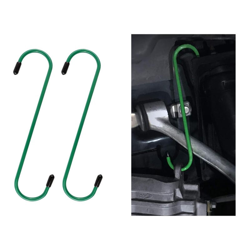 GLSOWEE Car Brake Caliper Hooks, Auto Brake Caliper Hangers with Rubber Tips, Universal Durable & Rust-Proof Automotive Tools for Braking, Bearing, Axle, Suspension Work - Image 1